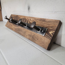 Load image into Gallery viewer, Railway Spike coat rack