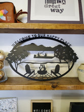 Load image into Gallery viewer, 'Welcome to Our Happy Place' Lake Lot Sign