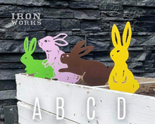 Load image into Gallery viewer, Garden Bunny Stakes