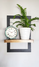 Load image into Gallery viewer, Metal Framed Floating Shelf