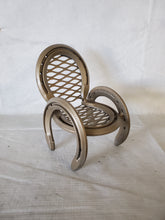 Load image into Gallery viewer, Horseshoe Mini Chair - plant stand