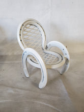 Load image into Gallery viewer, Horseshoe Mini Chair - plant stand