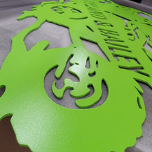 Load image into Gallery viewer, Quading Couple Metal Sign - Custom Name