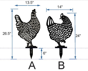 Garden and Yard ABSTRACT Chicken Stakes