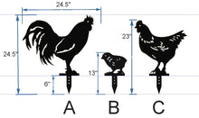 Load image into Gallery viewer, Garden and Yard Chicken Stakes