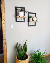 Load image into Gallery viewer, Metal Framed Floating Shelf
