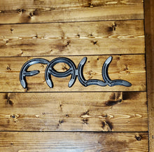Load image into Gallery viewer, FALL Horseshoe Sign