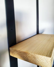 Load image into Gallery viewer, Metal Framed Double Floating Shelves