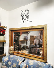 Load image into Gallery viewer, Metal art, Coffee Line Drawing