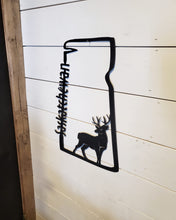 Load image into Gallery viewer, Saskatchewan Map with Deer