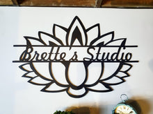 Load image into Gallery viewer, Custom Yoga Studio Sign, At-Home Yoga