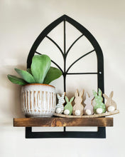 Load image into Gallery viewer, Metal Church Framed Floating Shelf