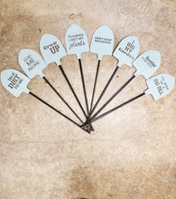 Load image into Gallery viewer, Funny Garden Stakes - Metal Shovel Puns - Garden Decor