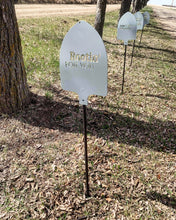 Load image into Gallery viewer, Funny Garden Stakes - Metal Shovel Puns - Garden Decor
