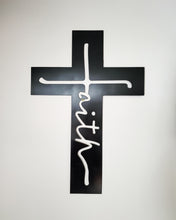 Load image into Gallery viewer, Metal Cross with Faith