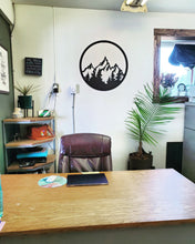 Load image into Gallery viewer, Modern Mountain and Forrest Metal Sign