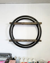 Load image into Gallery viewer, Metal Double Circle Frame with 2 Shelves