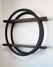 Load image into Gallery viewer, Metal Double Oval Frame with 2 Shelves