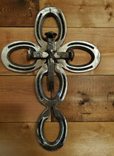Load image into Gallery viewer, Horseshoe Cross - The Holy Cross - Large or Small
