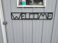 Load image into Gallery viewer, Welcome Sign in Rebar