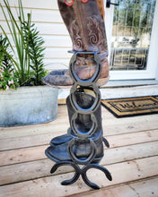 Load image into Gallery viewer, Horseshoe Boot rack - Two Pair