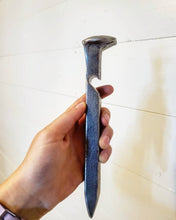 Load image into Gallery viewer, Refurbished Railway Spike Bottle Opener