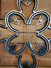 Load image into Gallery viewer, Horseshoe Cross - Stylized Horseshoe Cross - large