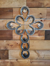 Load image into Gallery viewer, Horseshoe Cross - Stylized Horseshoe Cross - large