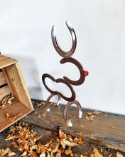 Load image into Gallery viewer, Horseshoe Christmas Reindeer Decoration