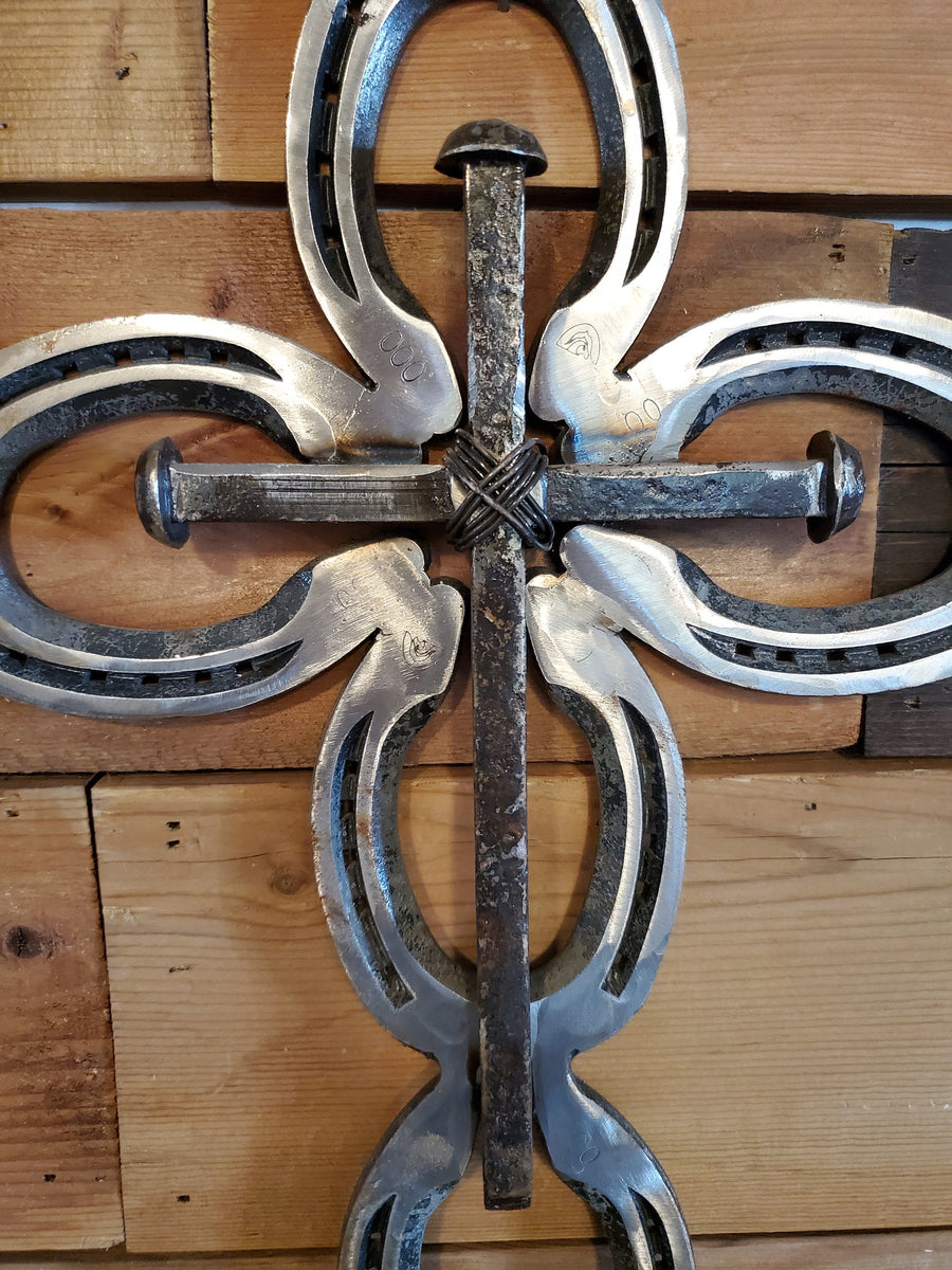 Horseshoe Cross - The Iron Cross - Long / Small – Wood River Iron
