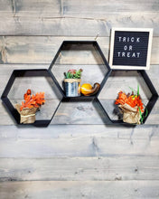 Load image into Gallery viewer, Metal Hexagon Floating Shelf