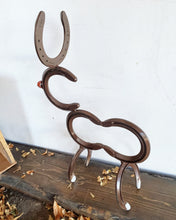Load image into Gallery viewer, Horseshoe Christmas Reindeer Decoration