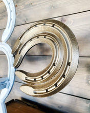 Load image into Gallery viewer, Horseshoe Christmas Angel Candle Holder