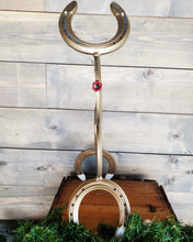Load image into Gallery viewer, Horseshoe Christmas Reindeer Decoration