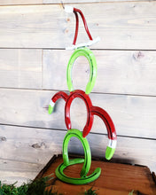 Load image into Gallery viewer, Horseshoe Christmas Grinch Decoration
