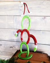 Load image into Gallery viewer, Horseshoe Christmas Grinch Decoration