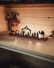 Load image into Gallery viewer, Nativity Scene Tea Light Holder