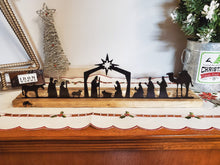 Load image into Gallery viewer, Nativity Scene Tea Light Holder