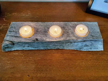 Load image into Gallery viewer, Barn Wood Candle Holder