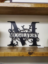 Load image into Gallery viewer, Custom Family Monogram Sign