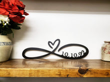 Load image into Gallery viewer, Anniversary Date Infinity Sign