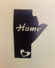 Load image into Gallery viewer, Manitoba Map, Metal Map