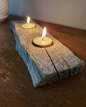 Load image into Gallery viewer, Barn Wood Candle Holder