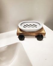 Load image into Gallery viewer, Rustic Soap Dish Tray Holder