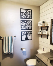 Load image into Gallery viewer, Metal trees, set of three