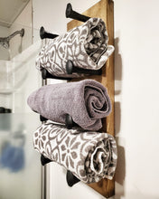 Load image into Gallery viewer, Rustic Towel Rack