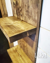 Load image into Gallery viewer, Wooden Floating Shelf, 2 Shelves, Wood Shelf, Rustic Decor, Farmhouse