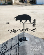 Load image into Gallery viewer, Weathervane, Metal Pig, Wind Vane