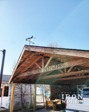 Load image into Gallery viewer, Weathervane, Metal Pigeon with 3 Babies, Wind Vane