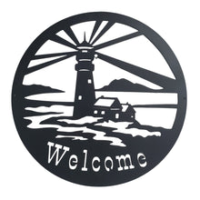 Load image into Gallery viewer, Metal Lake Sign